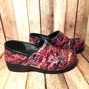 Dansko Multi Colored Clogs Size 39